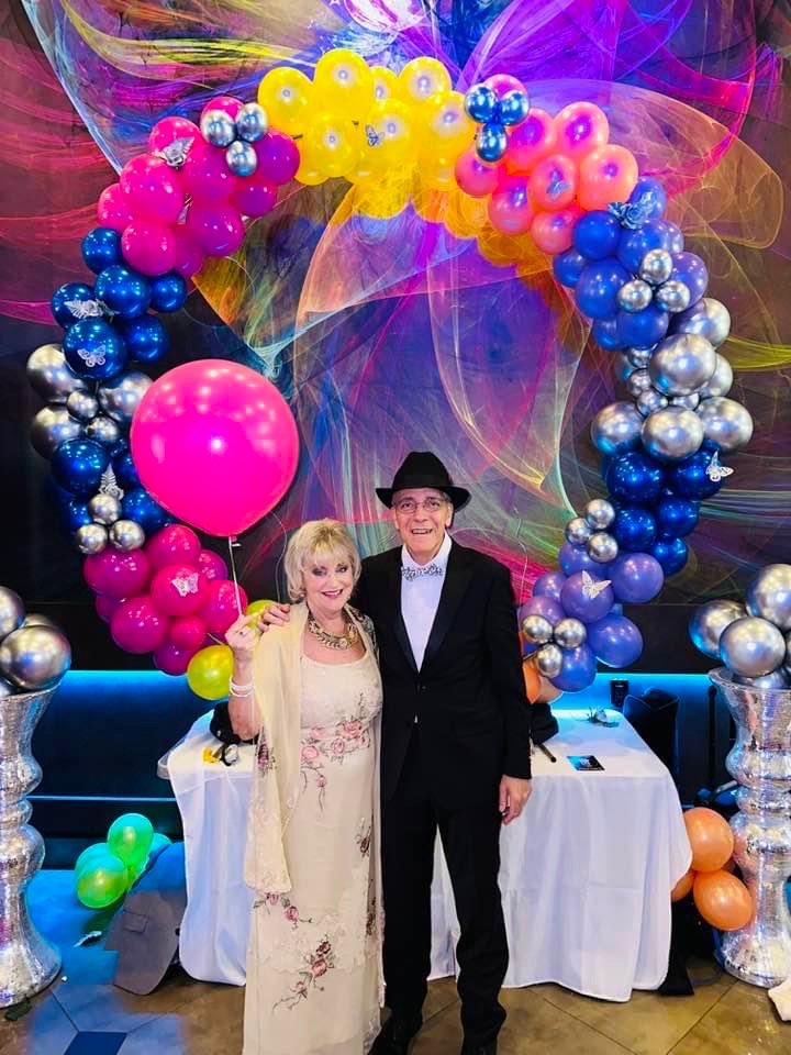 Jane "Goldie" and Dave Winn at the Rainbow in the Night Movie Premiere, Life Story of Jane "Goldie" Winn, Delray Beach, Florida, June 4, 2023