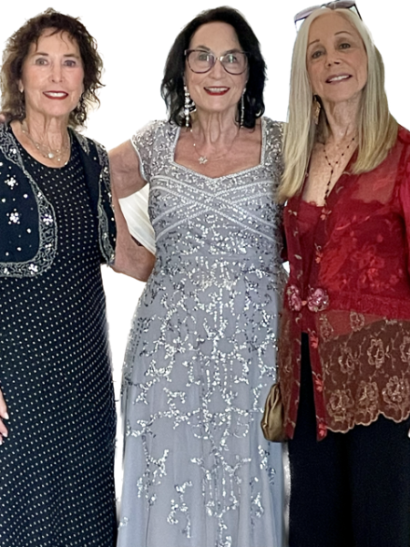 Barbra, Sherry Heller, and Bonnie. Rainbow in the Night Movie Premiere, Life Story of Jane "Goldie" Winn, Delray Beach, Florida, June 4, 2023